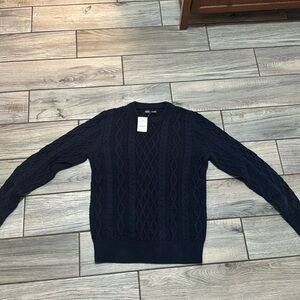 Men’s Navy J. Crew sweatshirt, new with tags - size small
